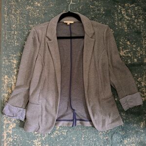 Skies are blue stretch blazer